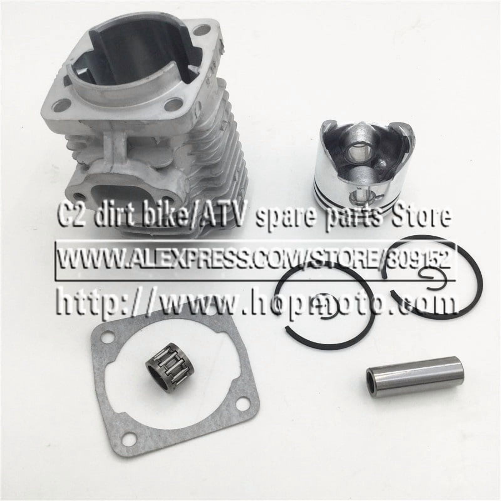 44mm Piston Kit With 12mm Pin & Needle Bearing For 49cc Mini Quad ATV Pocket Dirt Bike – Permile77
