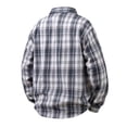thumbnail image 5 of Gamivast Men's Plaid Flannel Shirts Long Sleeve Button Down Checkered Tops Soft Warm Pocket Casual Daily Workwear Western Cowboy Blouse, 5 of 6