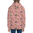thumbnail image 6 of Picia Retro 70s 60s Hippie Flower for Boys Fashion Full-zip Hoodies & Sweatshirts with Kangaroo Pocket,Zip-up Hooded Sweatshirt for Kid, Moisture Wicking & Breathable-Medium, 6 of 6