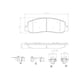 thumbnail image 2 of BALATAS CERAMICAS F-250 SUPER DUTY 2005 al 2007 FORD 6.8L V10 Delanteras BREMBO ., 2 of 5