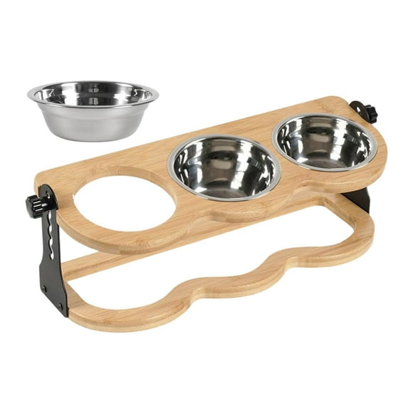 Comedero para mascotas con 3 cuencos, plato para cachorros, comedero para gatos, para comida y agua para gatos, gatitos y cachorros.