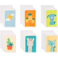 thumbnail image 1 of American Greetings Assorted Blank Cards, Cute Animals and Icons (48-Count), 1 of 5