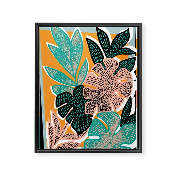Society6 Tropicanna by Gabriela Fuente Framed Art Canvas