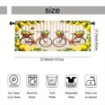 thumbnail image 3 of Rdsfhsp Lemon Window Valance Curtain, Yellow Fruit Pattern Kitchen Curtain with Rod Pocket, Farmhouse Decorative Window Treatment, 3 of 5