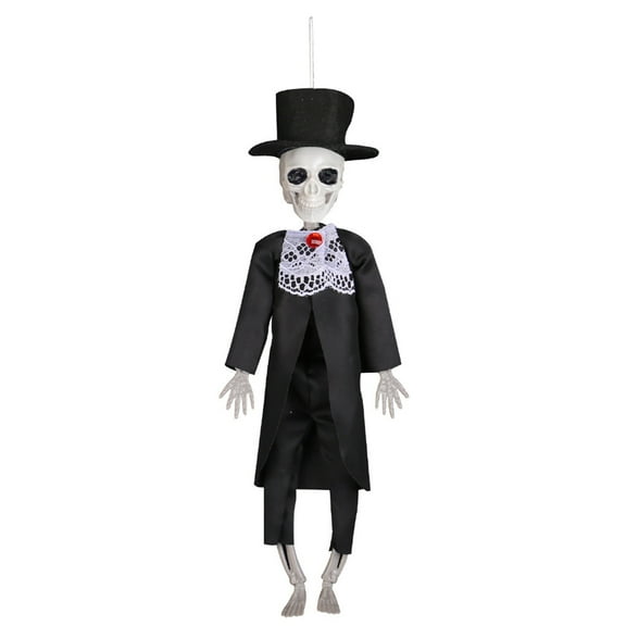 30cm High Realistic Skeleton Bride/Groom Ornament Halloween Decoration For Garden Front Yard Display Indoor and Outdoor