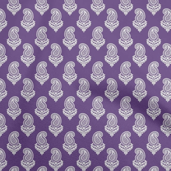 oneOone Velvet Medium Purple Fabric Block Sewing Fabric By The Yard Printed Diy Clothing Sewing Supplies 58 Inch Wide