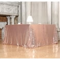 thumbnail image 3 of GFDYREE Sequin Tablecloth, Sequin Table Overlay, Square, 70"x70", Rose Gold, 3 of 6
