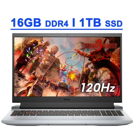 Dell G15 Ryzen Edition 15 Premium Gaming Laptop 15.6" FHD 120Hz Display AMD Octa-Core Ryzen 7 5800H 16GB DDR4 1TB SSD GeForce RTX 3050 Ti 4GB Backlit Keyboard HDMI USB-C WiFi6 Nahimic Win11