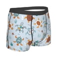 thumbnail image 2 of KLL Sea Turtle Men's Cotton Boxer Briefs Underwear-X-Large, 2 of 8