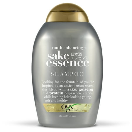 OGX Youth Enhancing + Sake Essence Shampoo, 13.0 Fl (Best Color Enhancing Shampoo For Red Hair)