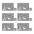 thumbnail image 1 of Manteles individuales navideños YONGSHENG de PVC impresos de costa, 1 of 5