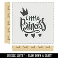thumbnail image 2 of Little Princess Cursive with Crown and Hearts DIY Cookie Wall Craft Stencil - 5.5 Inch, 2 of 5