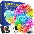 thumbnail image 1 of 100ft Led Light Strips for Bedroom, Smart WiFi Led Strip,RGB Led Lights Work with Alexa, Music Sync Color Changing Lights,Bluetooth Led Lights Strip for Bedroom,Party Décor, 1 of 1