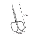 thumbnail image 7 of EXLEAF 2026 New Cuticle Scissors Extra Fine Curved Blade,Super Slim Scissors for Cuticles Care Professional Manicure Small Scissors with Precise Pointed Tip Grooming Blades,Eyebrow,Eyelash,&Dry Skin, 7 of 7