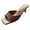 Brown, variant on JeashCHAT Sandals for Women Women's Fashion High Heels Breathable Comfortable Beach Shoes Light Roman Sandals