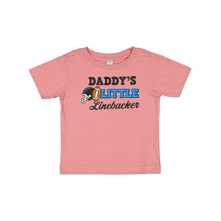 

Inktastic Daddys Little Linebacker Gift Baby Boy or Baby Girl T-Shirt