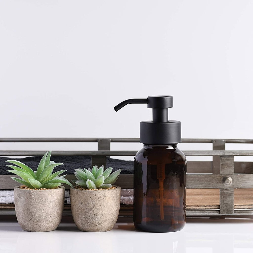 SDFGTstore Elegant Foaming Soap Dispenser, 250ml, for Kitchen/Bathroom Pump Press Home Use