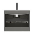 thumbnail image 4 of Wall-mounted 24" Floating Bathroom Vanity / Space Grey, Silent Function & Handle-free Style, 4 of 4