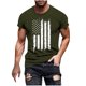 thumbnail image 2 of Tops para hombre, blusas y camisas de manga corta con cuello redondo para hombre, jersey informal de moda con estampado de cuello redondo para hombre, pantalones cortos deportivos para fitness, blusa, 2 of 5