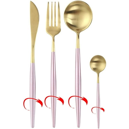 Cutlery, Silverware Set, Coffee Spoon, Salad Fork, Steak Dinner