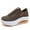 Coffee, variant on Women's Platform Walking Sneakers with Thick Bottom, All-Day Comfort Walking shoes