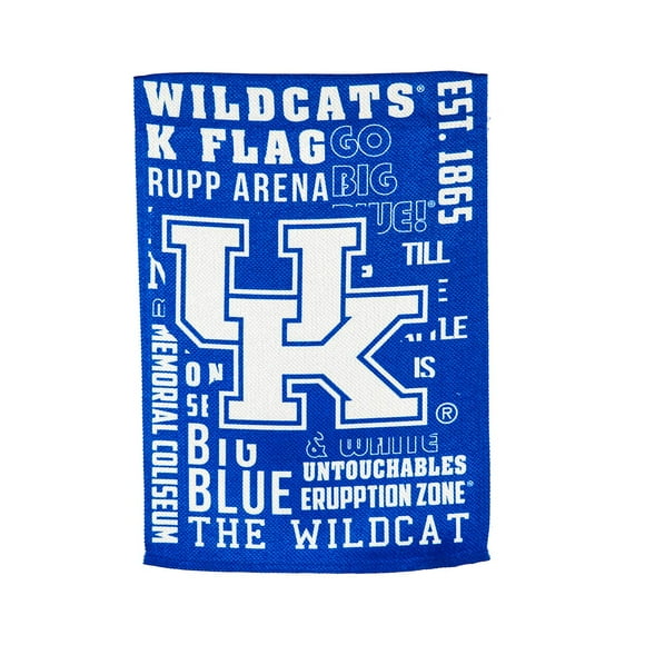 U of Kentucky Fan Rules House Flag - 28 x 44 Inches