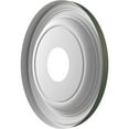 thumbnail image 4 of Ekena Millwork 13"OD x 3 1/2"ID x 1 1/4"P Traditional Thermoformed PVC Ceiling Medallion (Fits Canopies up to 7 1/2"), UltraCover Satin Hunt Club Green, 4 of 5
