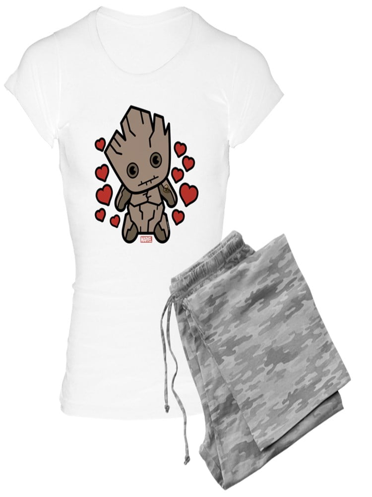 CafePress GOTG Baby Groot Valentine Pajama Set