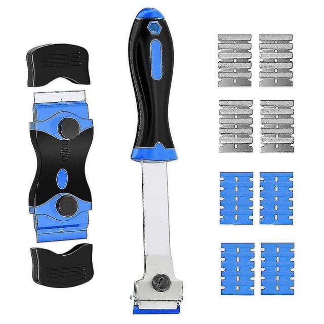 Raspador de Vidrio LIUXGMXG 2 Piezas Color Azul Material Plástico Metal