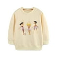thumbnail image 1 of Chandail en Molleton pour Filles, Col Rond, Manches Longues, Pull-Over, Danseuse de Ballet Mignonne, Chaud pour l'Automne et l'Hiver, Chandails en Molleton pour Enfants Filles 4T-5T, 1 of 6