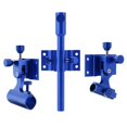 thumbnail image 3 of 3 Pieces Set Fishing Chair Accessories Umbrella to Install Stable Holder Multifunctional Chair Accessories for Outdoors Fishing blue, 3 of 7