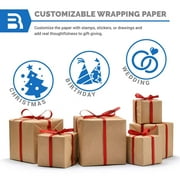 Bryco Goods Brown Kraft Paper Roll - 18 Inch x 100 Feet - Moving Supplies, Gift Wrapping, Arts & Crafts, Bulletin Board, Packing Paper – USA Made
