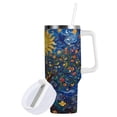 thumbnail image 2 of DIXRUYEE Steel Water Bottles Tumbler Creative Radiant Trees Of Life Pattern 40oz/30oz, 2 of 9