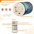 thumbnail image 5 of Yayeee Flameless Candles with Remote Flickering Battery Operated Multi Color Changing, Moonlight Forest, 5 of 7