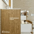 thumbnail image 4 of Eviva Oahu 32 Inch Wall Mount Solid Oak Vanity with Solid Surface Integrated Sink, 4 of 5
