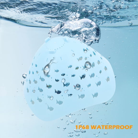 TEHAUX Underwater LED Light Blue Plastic for Aquarium and Fish Tank Enhancement