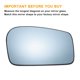 thumbnail image 3 of Reemplazo de vidrio convexo calefaccionado azul del espejo retrovisor derecho para Fiat Ulysse, 3 of 6