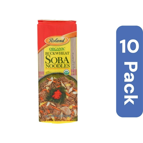 Roland Soba Noodles Buckwheat 12.8 oz (Pack Of 10)