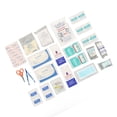 thumbnail image 1 of Emergency  Kit, First Aid Kit Waterproof Shockproof Wear  Portable Multifunction Wet Wipes Safe  for Outdoor Travel for Camping, 1 of 8