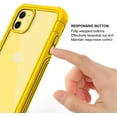 thumbnail image 5 of CellEver Compatible with iPhone 11 Case, Heavy Duty Clear Full-Body Protective Transparent Cover with Soft Shock Absorbing TPU Bumper and Built-in Screen Protector - Yellow, 5 of 7