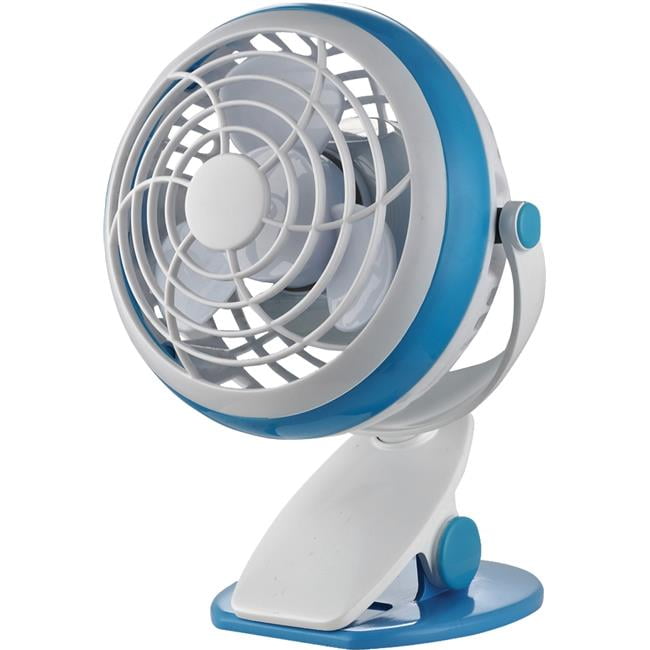 World & Main CZBT4AS Comfort Zone Combination USB Desk & Clip Fan