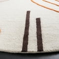 thumbnail image 3 of SAFAVIEH Rodeo Drive Dusan Abstract Area Rug, Ivory/Rust, 6' x 6' Round, 3 of 8