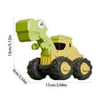 thumbnail image 4 of Viflosae Toddler Toys Push Toys Toy Cars for Boys Age 4-7 Educational Children's Toy Car Dinosaur Engineering Vehicle Press And Go Excavator Boy's Gift, 4 of 7