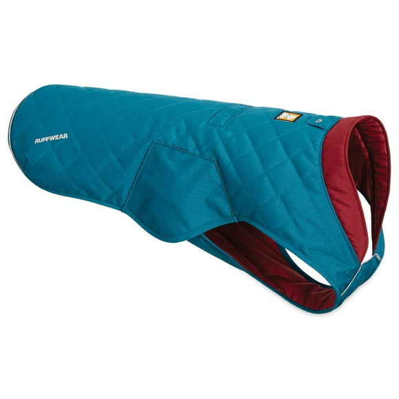 Ruffwear, Stumptown Insulated and Reflective, Cold Weather Winter Jacket for Dogs, Metolius Blue, X-Small