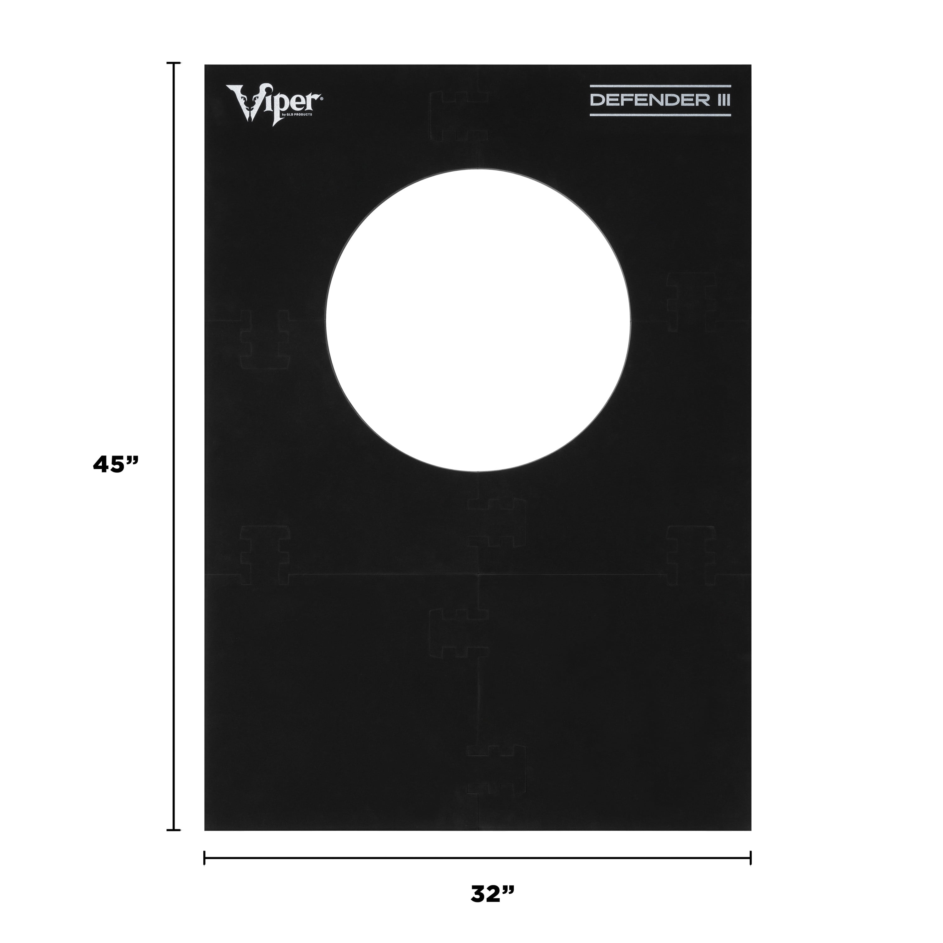 Viper Shot King Sisal Dartboard, Defender III Dart Surround and Viper Edge Throwline