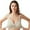 Beige, variant on Gtoiithly Women's Pregnancy & Postpartum Front Zip Nursing Bra, Wireless Adjustable Maternity Bralette for Support Black XXXL