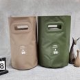 thumbnail image 4 of Cubo para acampar Ounissouiy 20L impermeable plegable verde militar, 4 of 6
