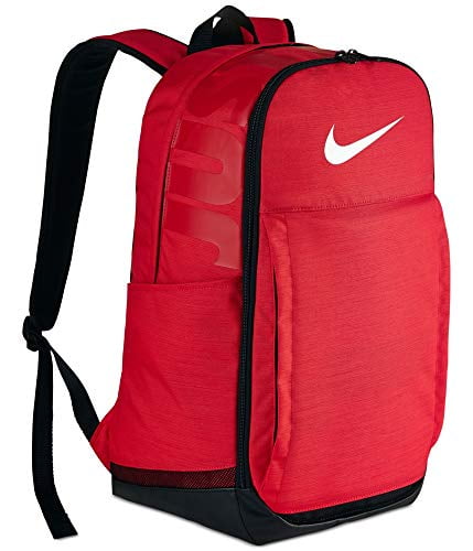 red nike brasilia backpack