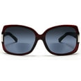 thumbnail image 2 of Women's BiFocal Sun Readers Sunglasses Jackie O Red - 1.25 / Red, 2 of 4