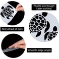 thumbnail image 2 of Sea Turtle Stencil 2 Turtle Template 18x18cm Plastic Square Reusable Summer Ocean Theme Drawing Stencil for Painting on Wall Furniture Fabric Scrapbooking Card DIY Art Crafts Home Decor, 2 of 8